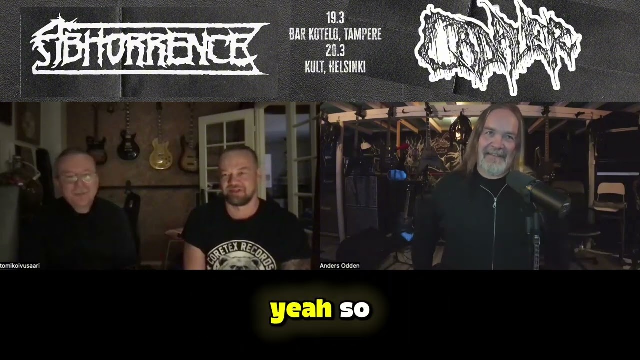 Twice in a lifetime tour - Abhorrence & Cadaver back together for the first time since 1990.