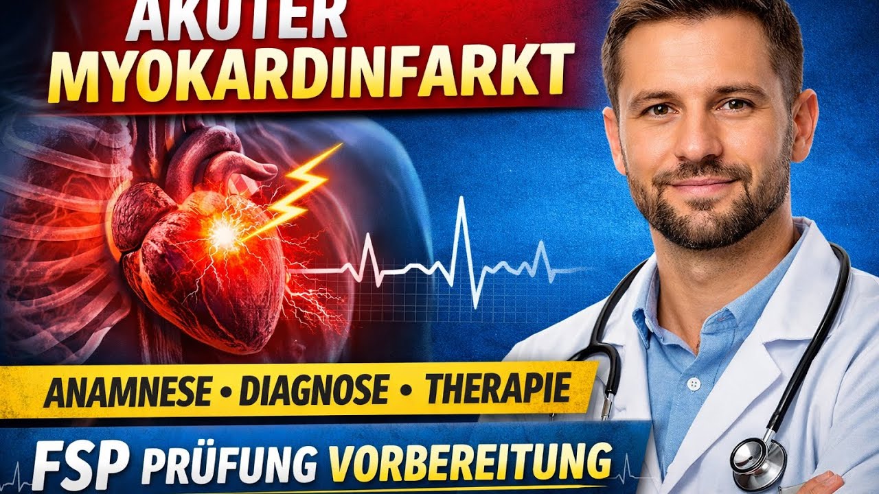 Akuter Myokardinfarkt – Komplett erklärt für die FSP | Schritt für Schritt