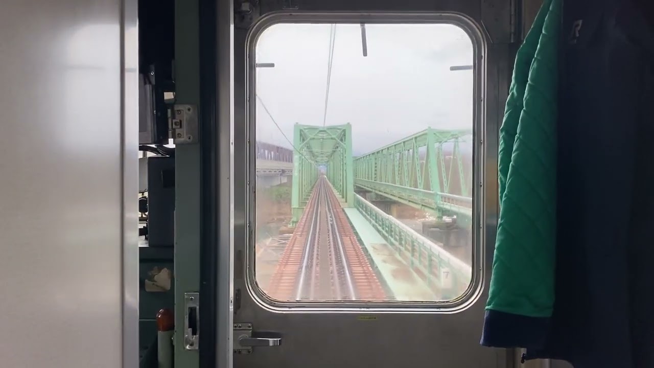 This is a trip from Nagano to Shinonoi this is a local train to Matsumoto Station ￼￼