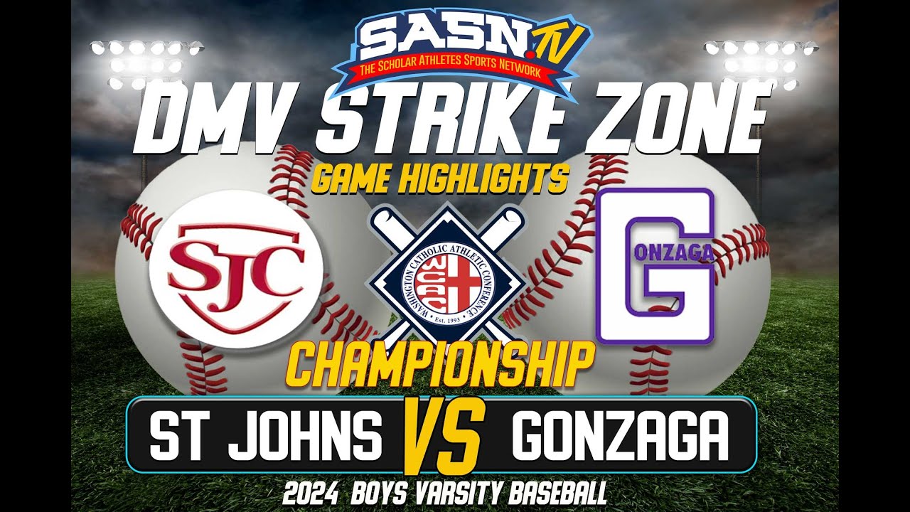 ST John's Cadets Vs Gonzaga Eagles Varsity WCAC Championship Game