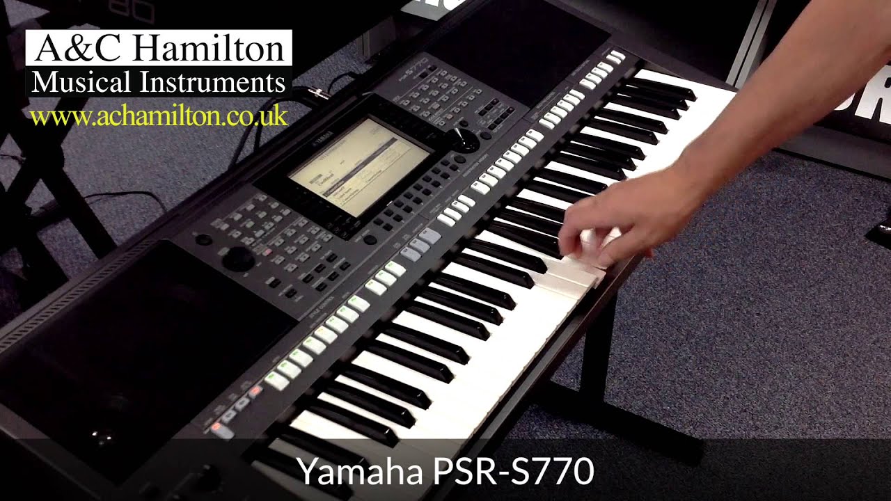 Yamaha PSR-S770 Arranger Workstation Keyboard *FIRST LOOK*