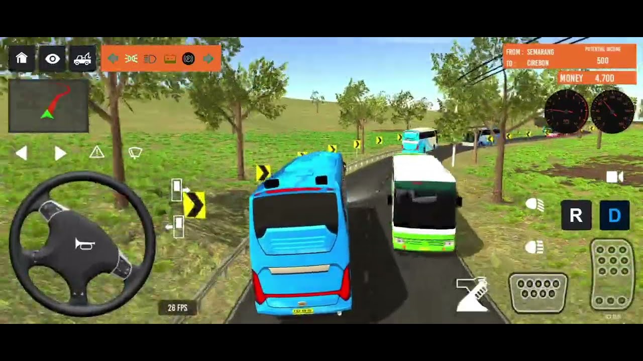 euro coach bus simulator 😱🚌 || new coach bus simulator part- 3 Android gameplay
