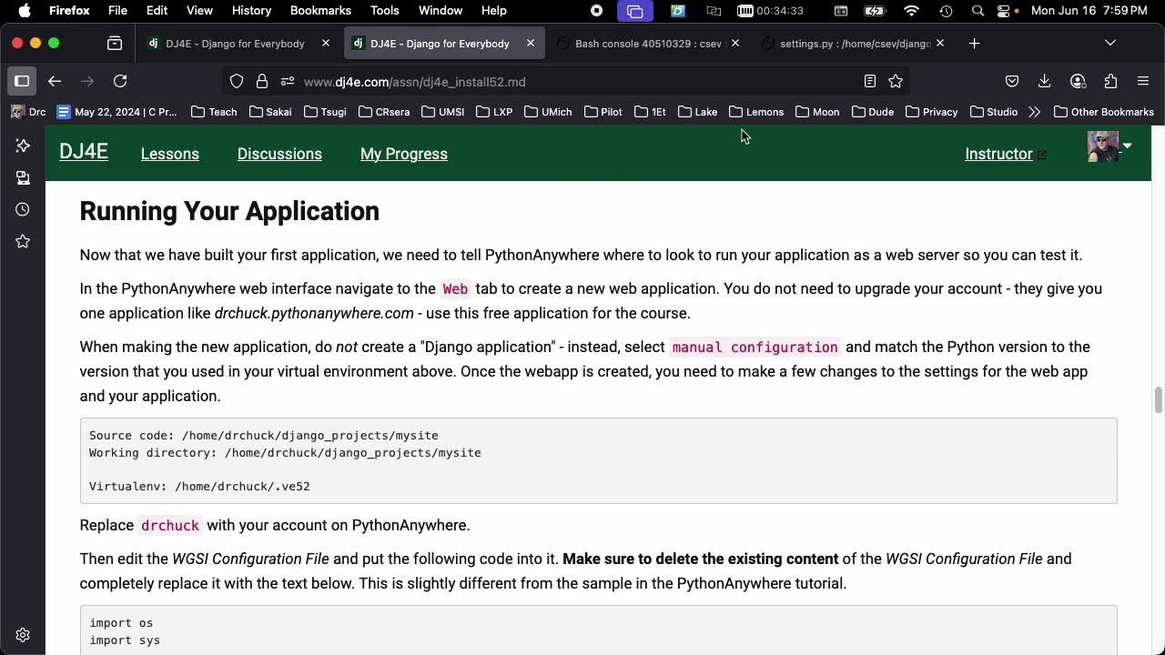 Installing Django 5.2 on PythonAnywhere