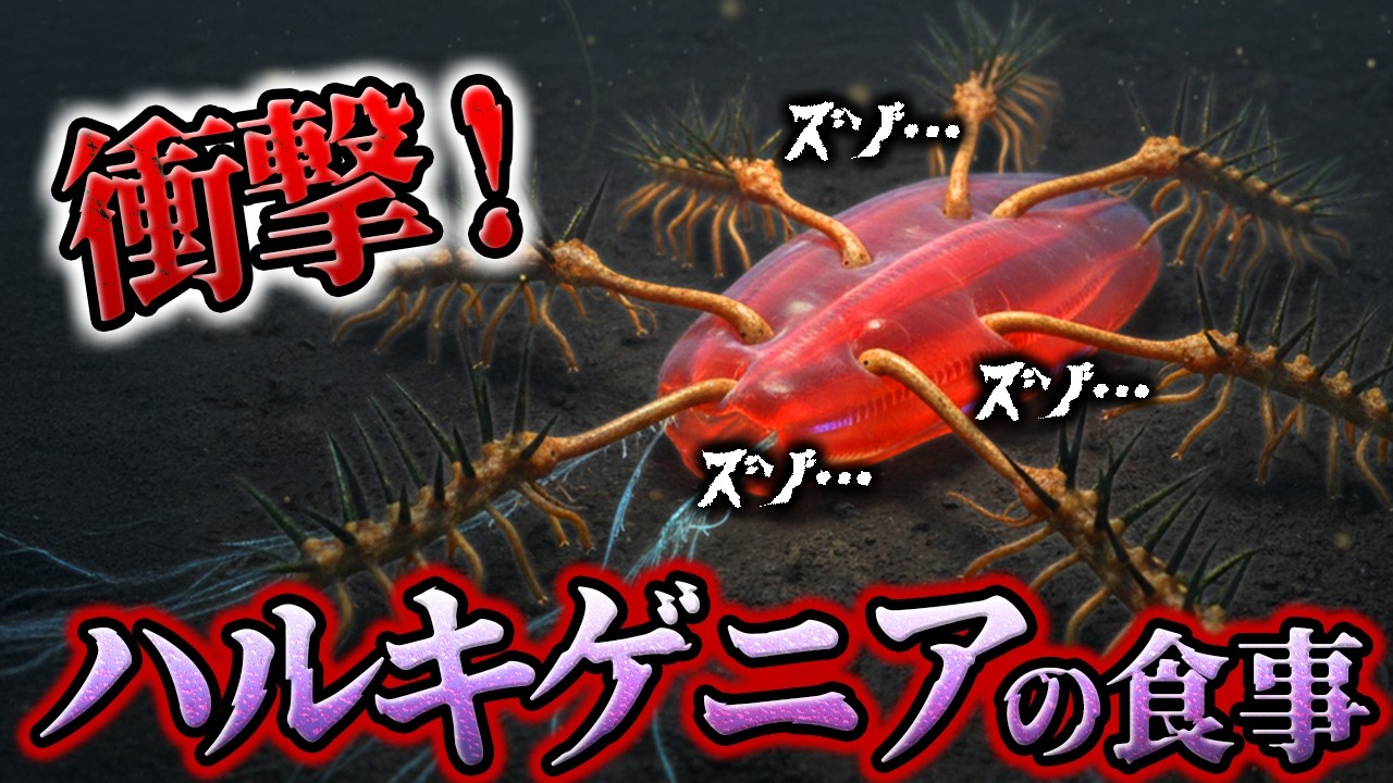 【ゆっくり解説】謎生物ハルキゲニアの最新情報！ついに食事が判明！