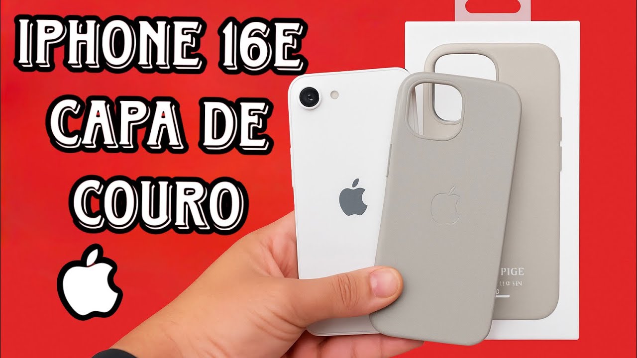 Capinha de Couro do iphone 16e Comprado na Shopee