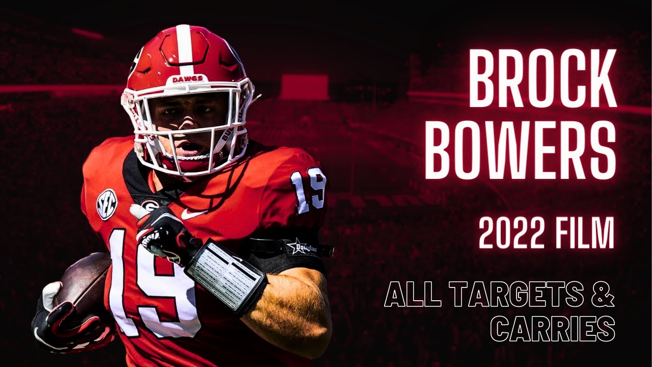 Brock Bowers 2022 Film  - All Targets and Carries