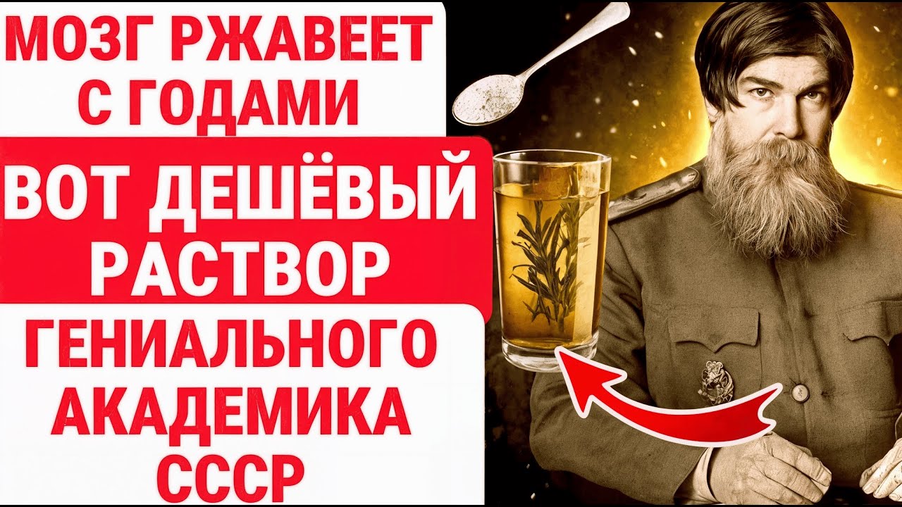 НЕ ЖДИ ДЕМЕНЦИИ! РАСТВОР для Мозга академика БЕХТЕРЕВА. СИЛЬНАЯ ПАМЯТЬ / ЗДОРОВЬЕ ПОЖИЛЫХ
