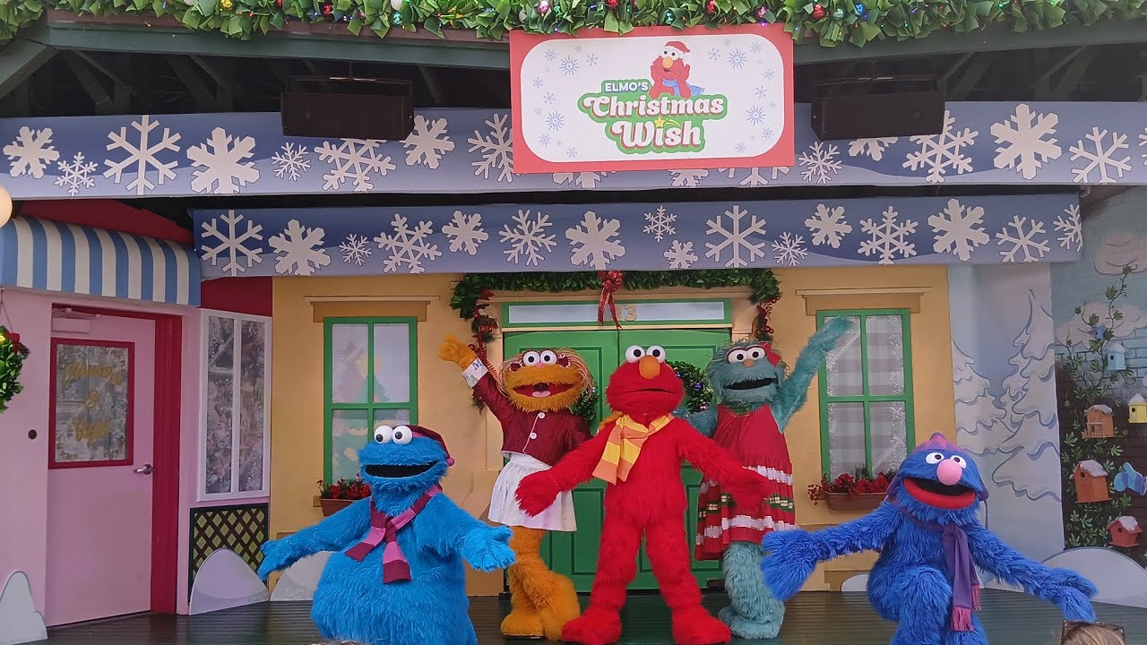 Elmos Christmas Wish 11-8-24 Full Show opening weekend Filmed by  @ashleyBuschGardens on YouTube