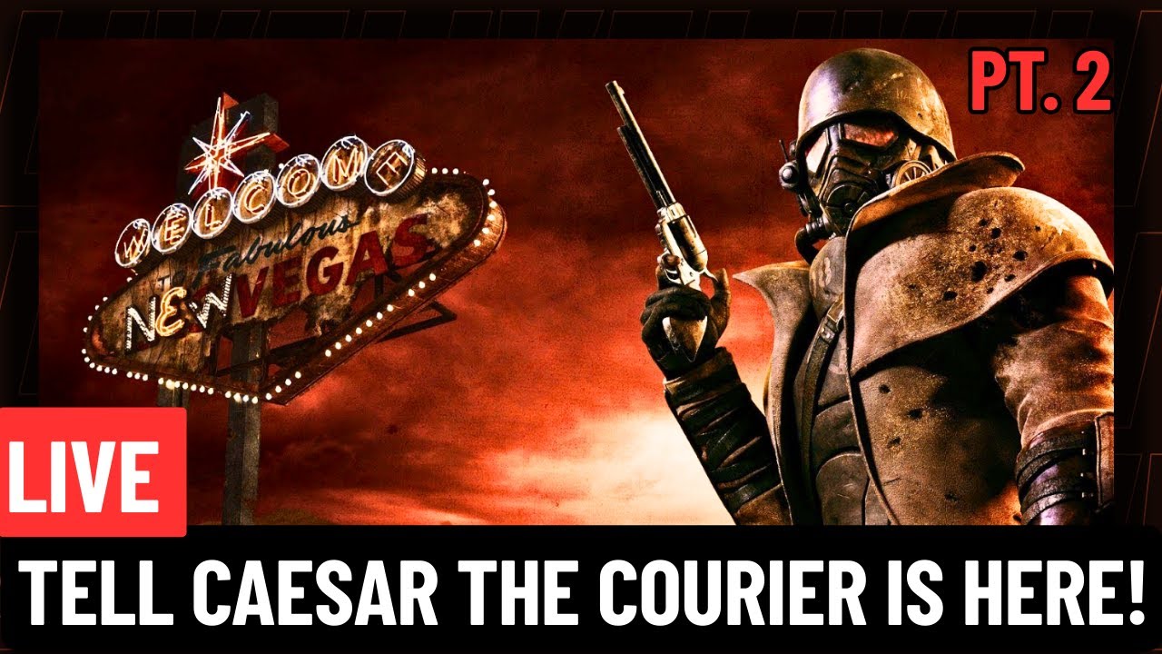 🔴 LIVE - I ALREADY PISSED OFF THE LEGION| FALLOUT: NEW VEGAS | Playthrough Pt. 2