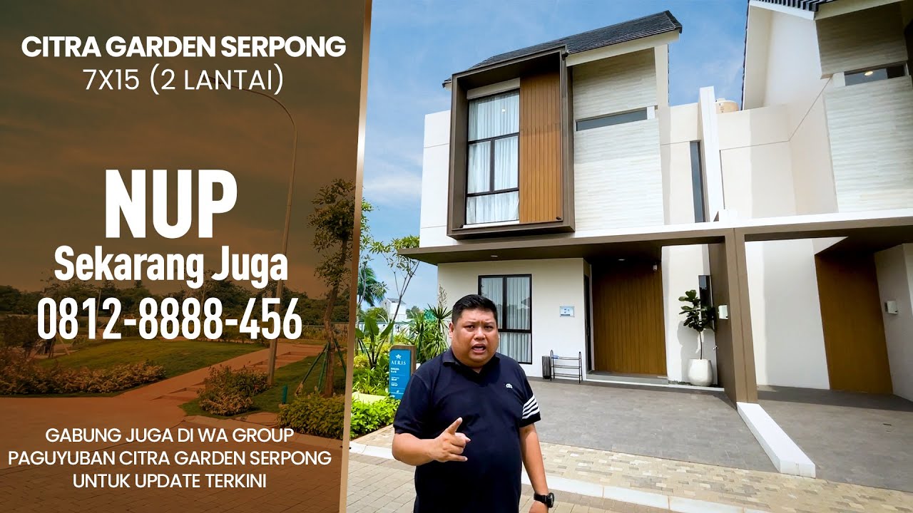 Review Rumah  Citra Garden Serpong 7x15 Rumah 2 Lantai Paling Hype Se-Tangerang 2022 dan 2023