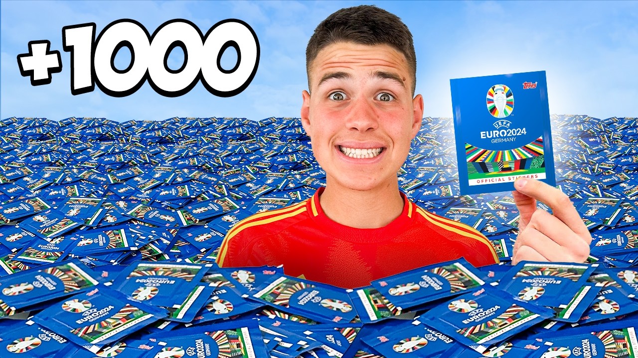 Compré +1.000 Sobres de la Eurocopa