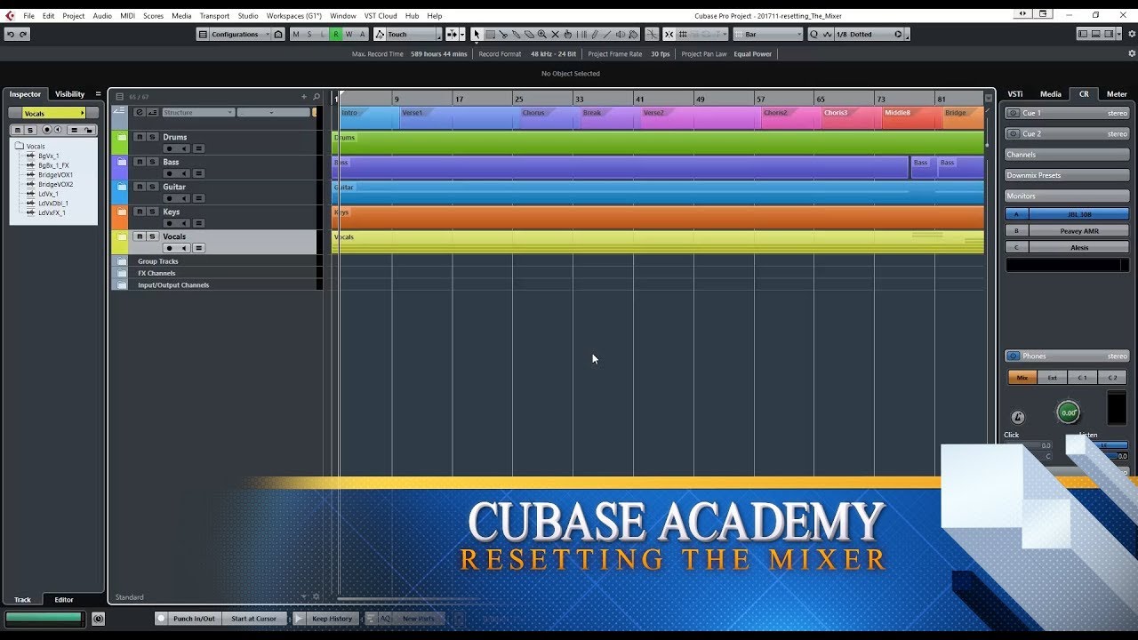 Resetting The Mixer & More Workflow Tips