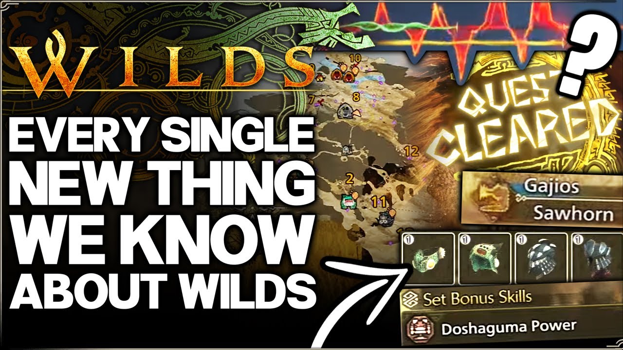 Monster Hunter Wilds - 30+ Minutes of New Gameplay, 2 MORE New Monsters, Armor Set Skills & More!
