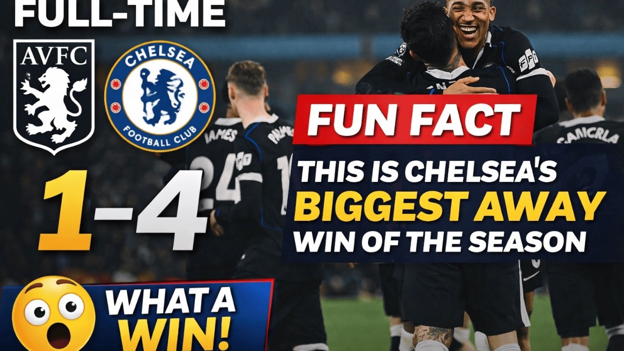 🔵 Aston Villa 1–4 Chelsea — Post-Match Review & Analysis