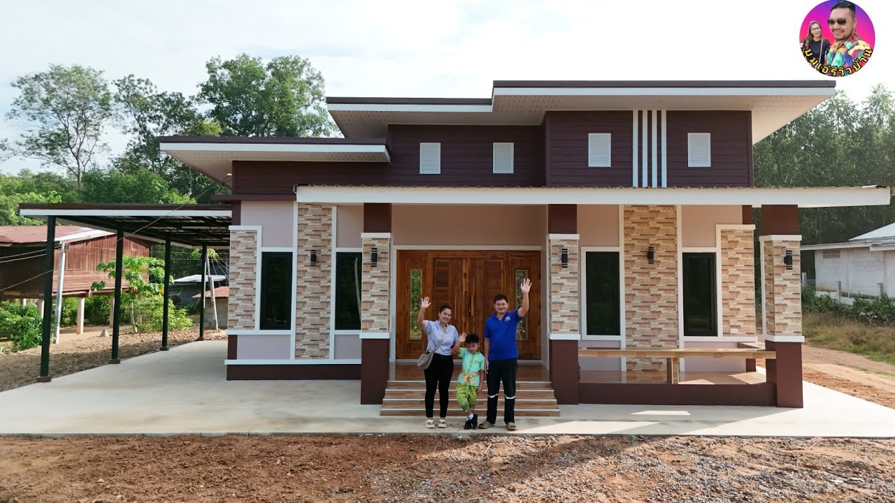 เจ้าของบ้านพารีวิวบ้านโมเดิร์นสวยๆ3ห้องนอน1ห้องน้ำพื้นที่ใช้สอย97ตรม. ในงบ1,300,000บาท ที่จ.สระแก้ว