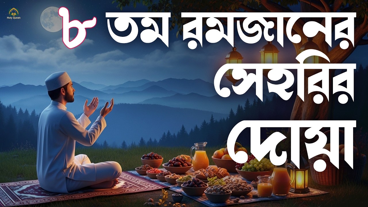 ৮ তম রমজানের সেহরির দোয়া শুনুন।  Dua For Ramadan 2026   Alaa Aqel