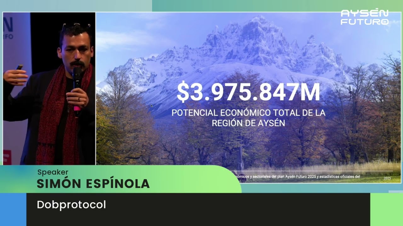 Aplicación de proyectos Web3 enlas industrias locales: Simón Espínola - Aysén Futuro 2025