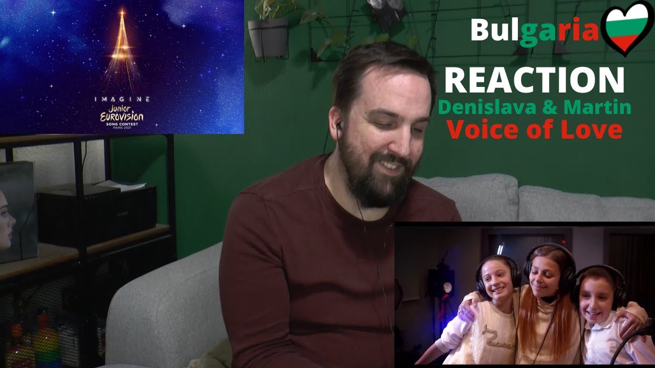 REACTION / Bulgaria: DENISLAVA & MARTIN - VOICE OF LOVE (Junior Eurovision Song Contest 2021)