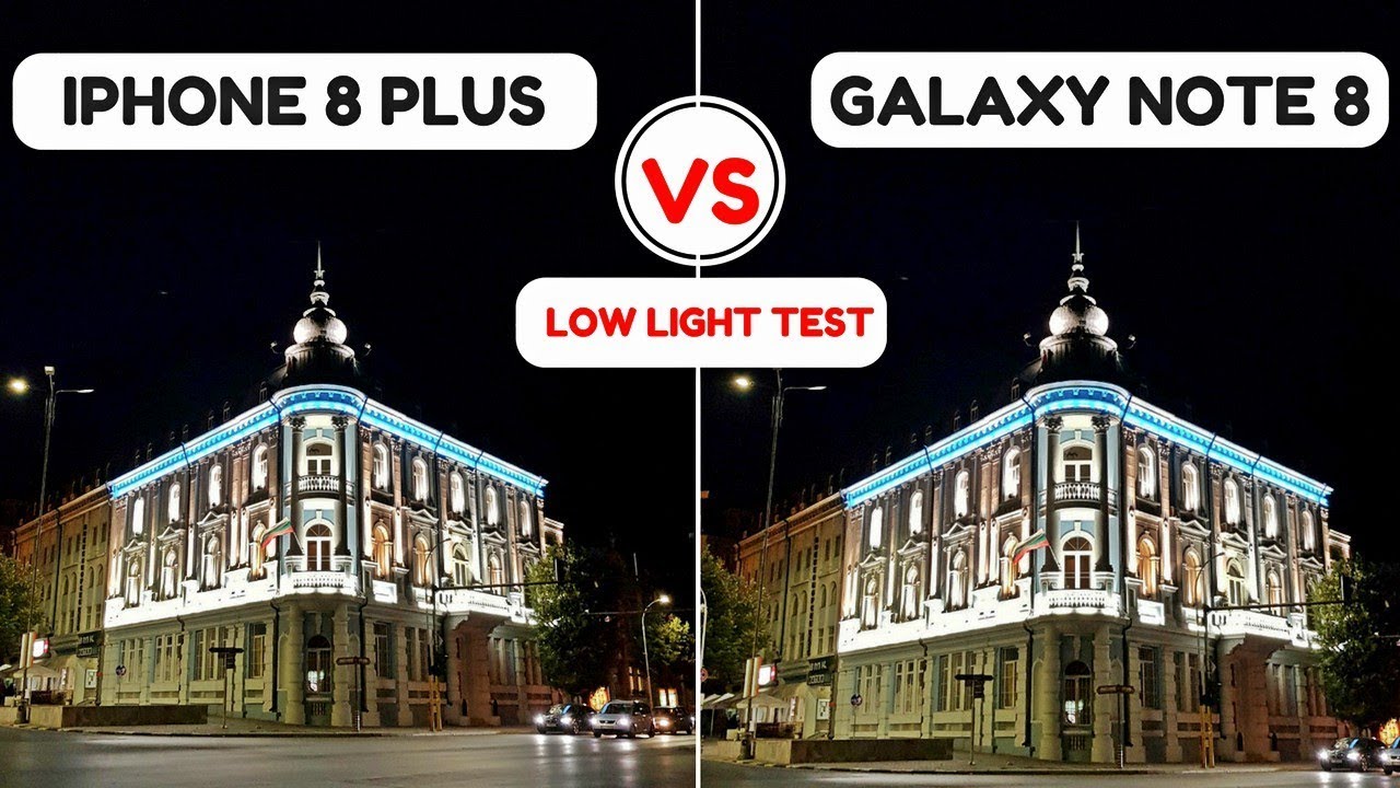 iPhone 8 Plus Camera Vs Samsung Galaxy Note 8 | LOW LIGHT TEST | Low Light Camera Review 2017