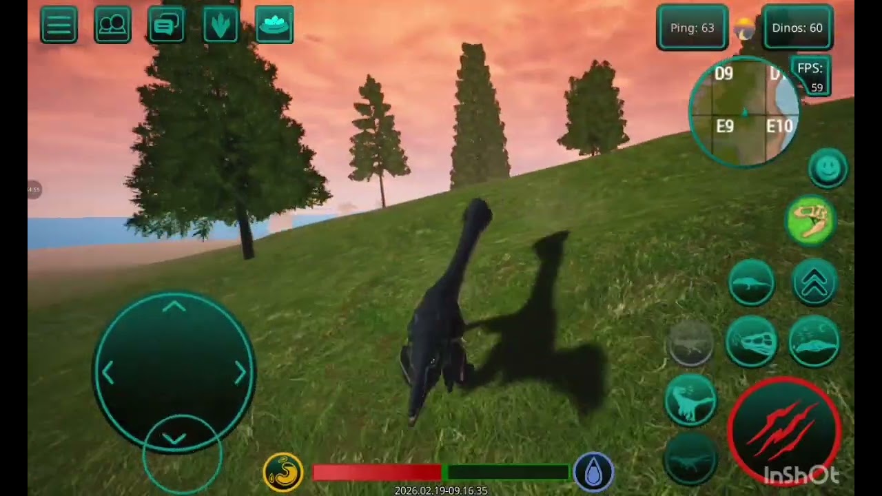 The cursed Isle gameplay de Austro #THE CURSED ISLE#DINOSAUROS#AUSTRORAPTOR