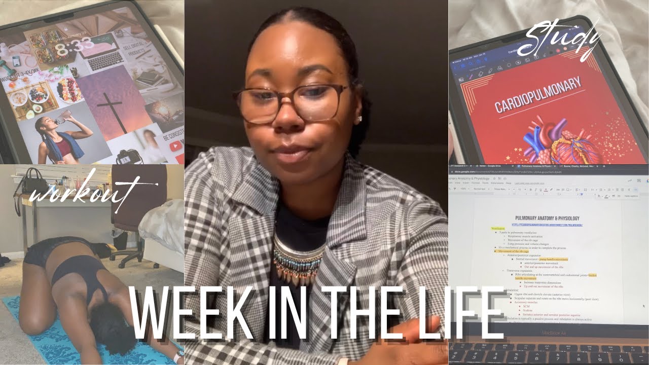 Week in the Life of a Physical Therapy Student| DPT student| Grad School| DPT School Vlog