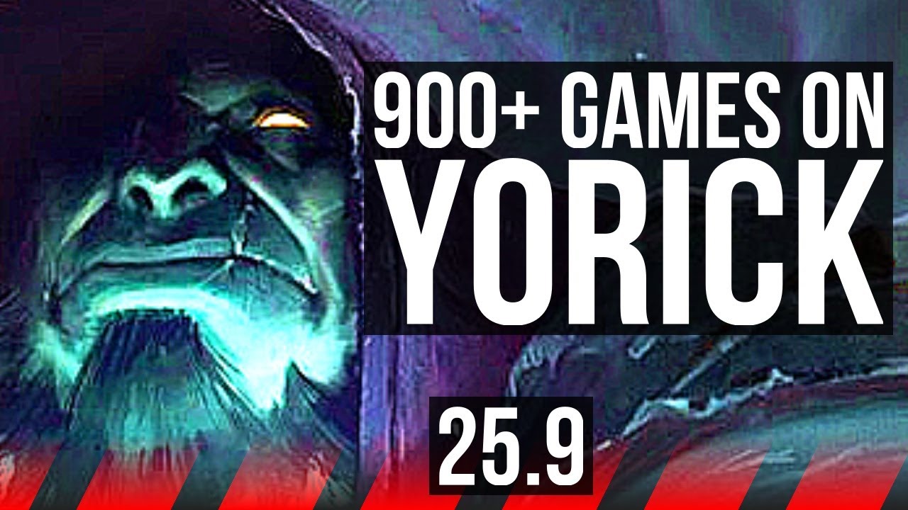 YORICK vs MORDEKAISER (TOP) | 9/0/5, Legendary, 900+ games | EUW Master | 25.9