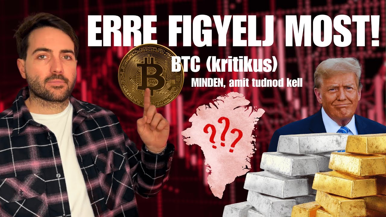 Bitcoin: vesz&eacute;lyes helyzet, vagy &oacute;ri&aacute;si lehetős&eacute;g? EZ t&ouml;rt&eacute;nik MOST! | Kripto h&iacute;rek