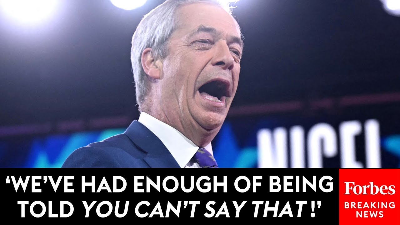 'We Should Be Allowed To Say Whatever The Hell We Want!': Nigel Farage Slams Threats To Free Speech