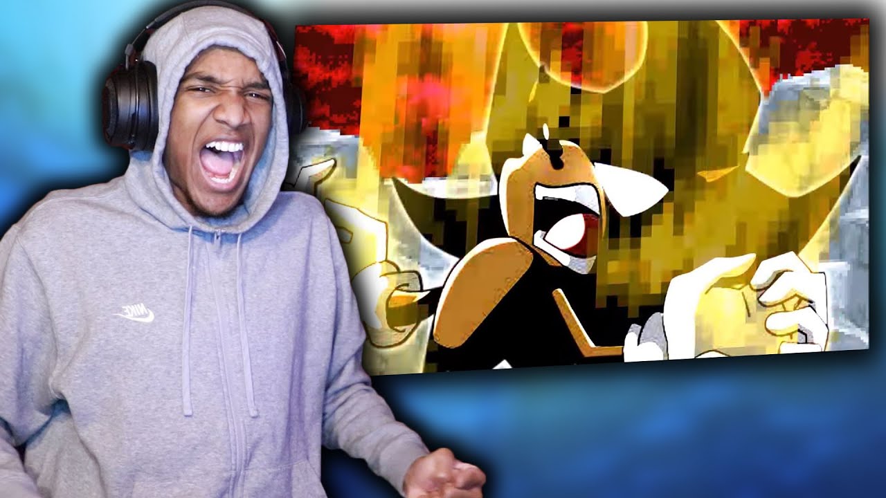 DARK SONIC IF YOU DON'T GET HIM OUT MY SIGHT! Dark Sonic vs Sonic.exe Sprite Battle Reaction