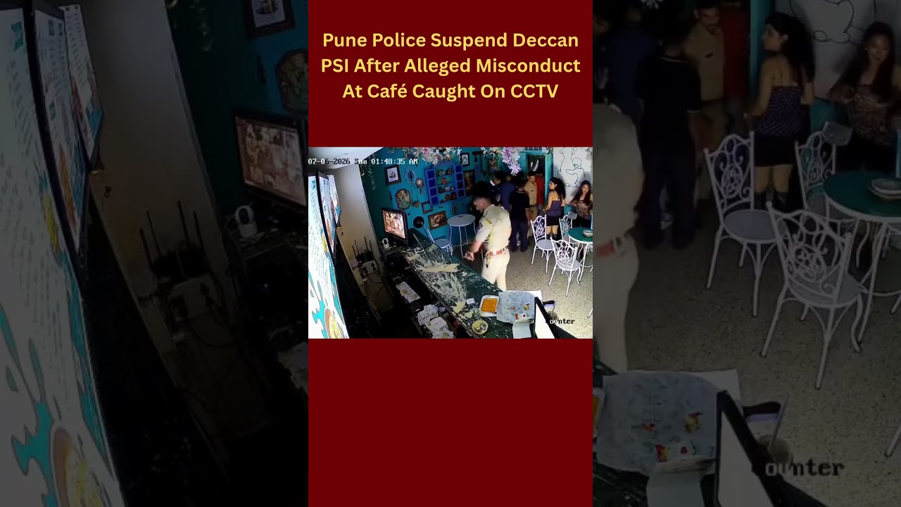 Pune Police Suspend Deccan PSI After Alleged Misconduct At Caf&eacute; Caught On CCTV