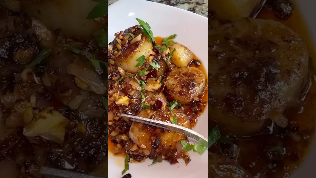 Scallops #foodie #seafood #recipe #food #shorts #fyp