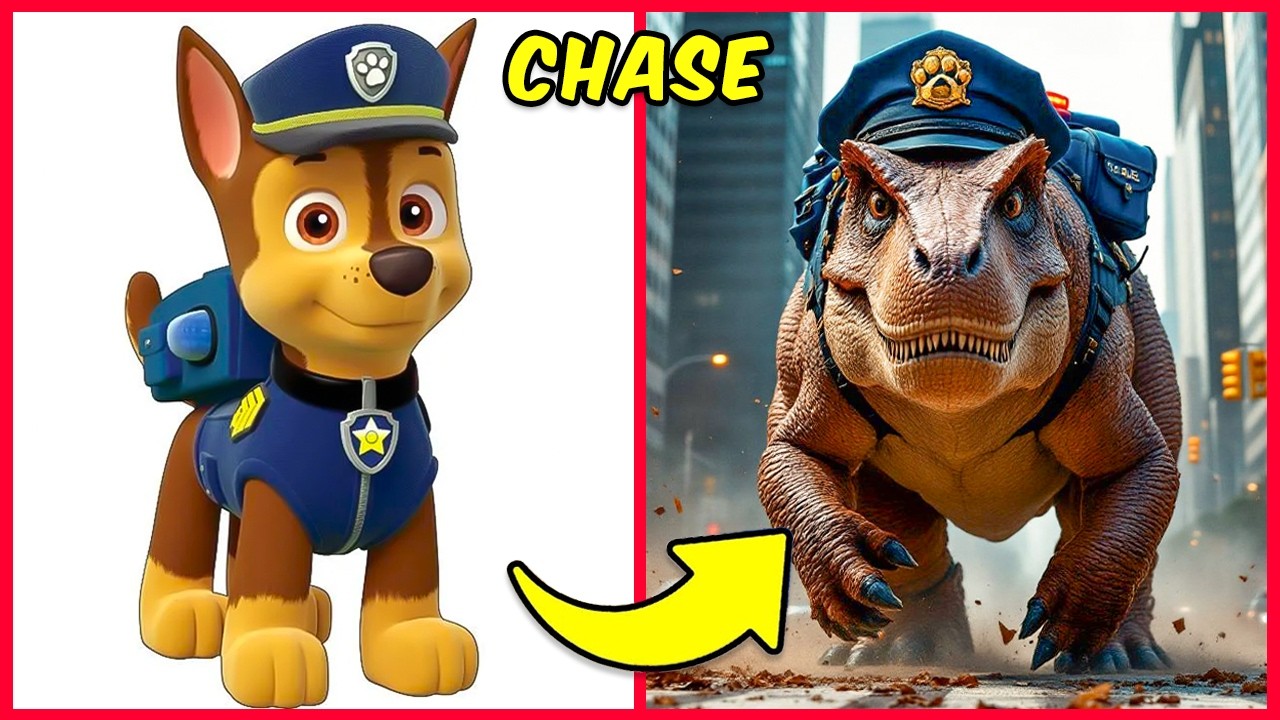 La PAT'PATROUILLE en DINOSAURES 🦖 + Devine la VOIX 🎶 Marcus, Ruben, Rocky, Zuma, Chase, Stella