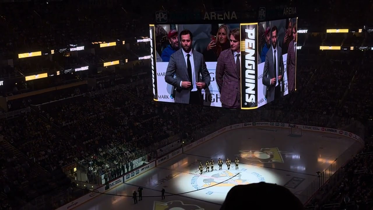 Penguins Opening Night Pump up and Player Entrances 2024