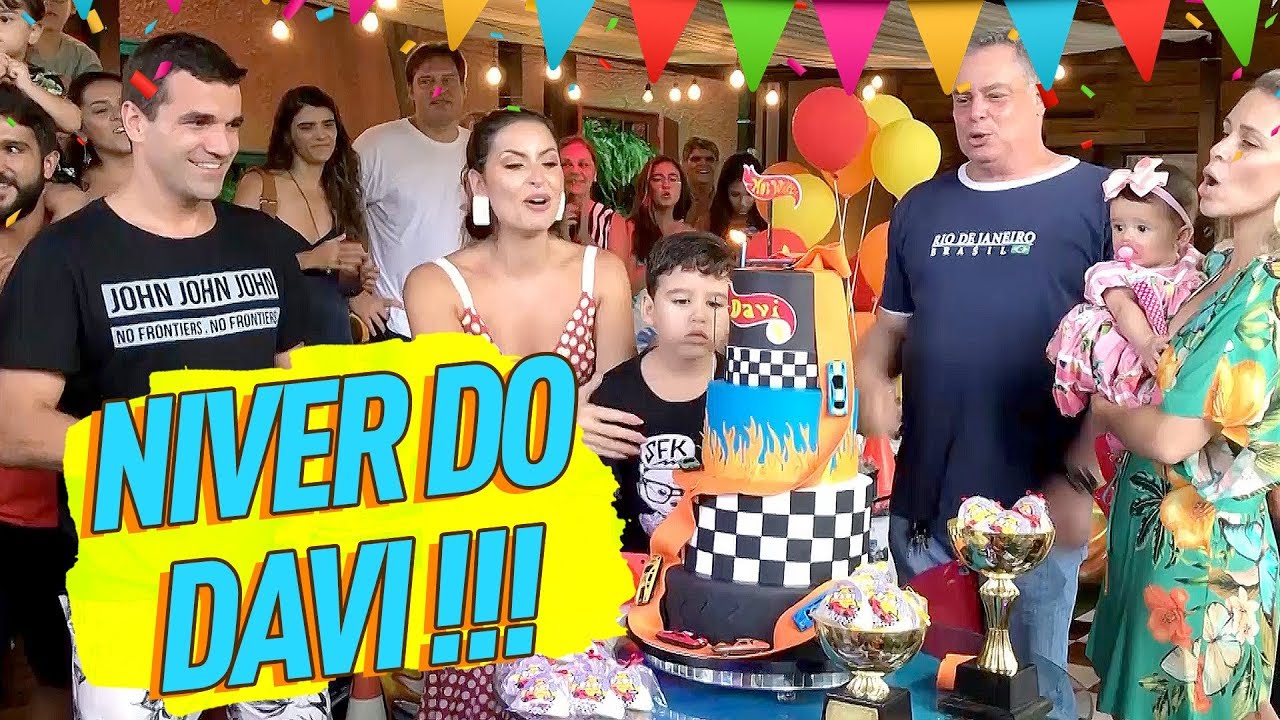 A FESTA - O GRANDE DIA -  4 ANOS Do DAVI