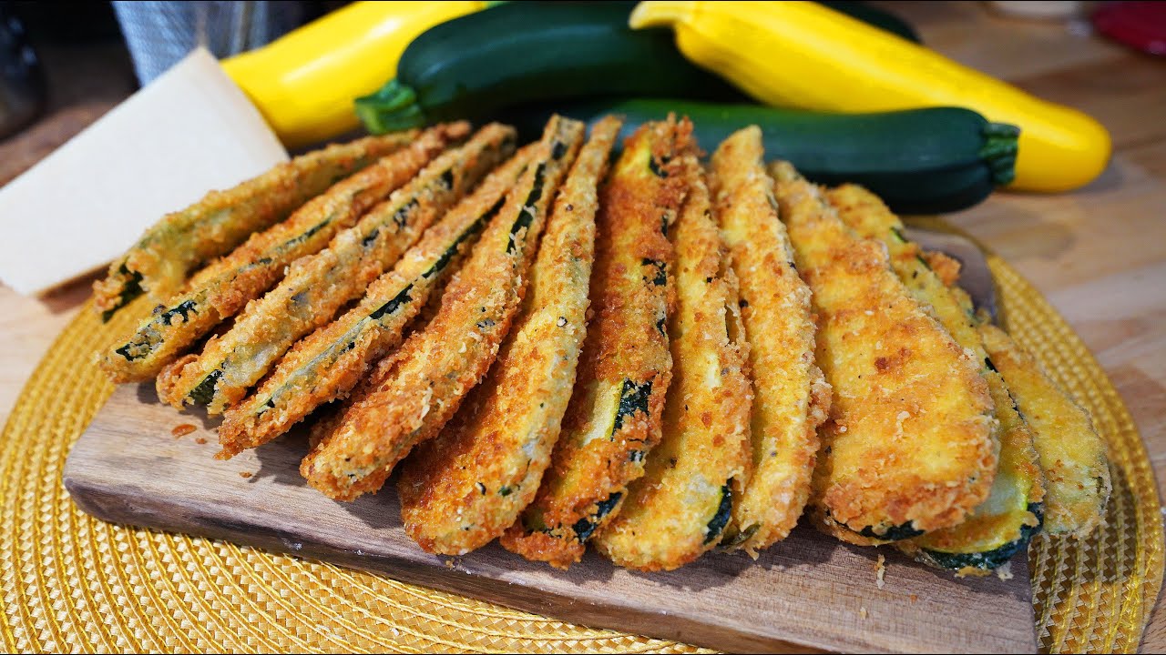 🧀 Un singur ingredient pui și face diferenta🥒 Dovlecel pane în CRUSTĂ CROCANTĂ 🥟 Șef Paul Constantin