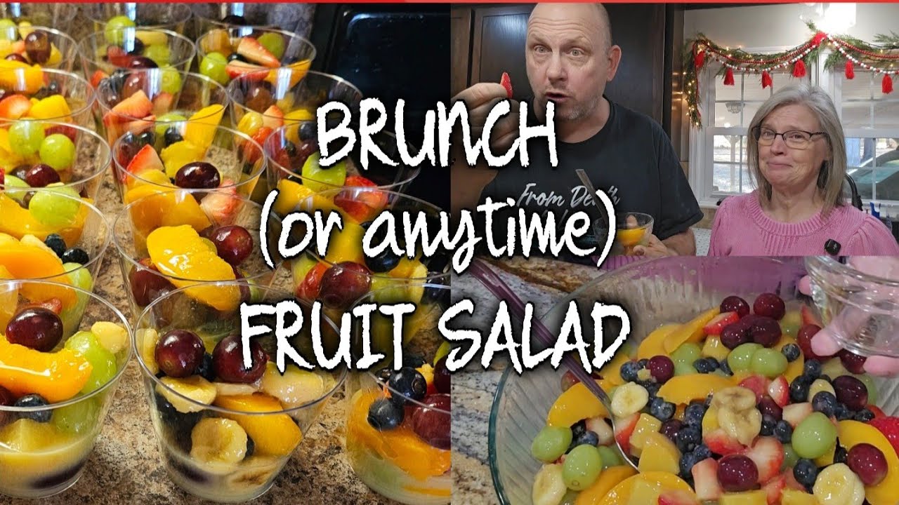 Фруктовый салат для бранча (или в любое другое время) — невероятно вкусный! С ляпами в конце.
