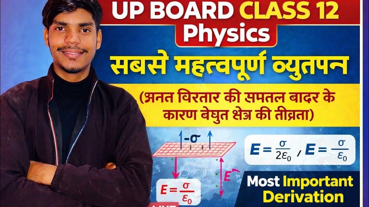 Most important derivations  Class-12th physics 