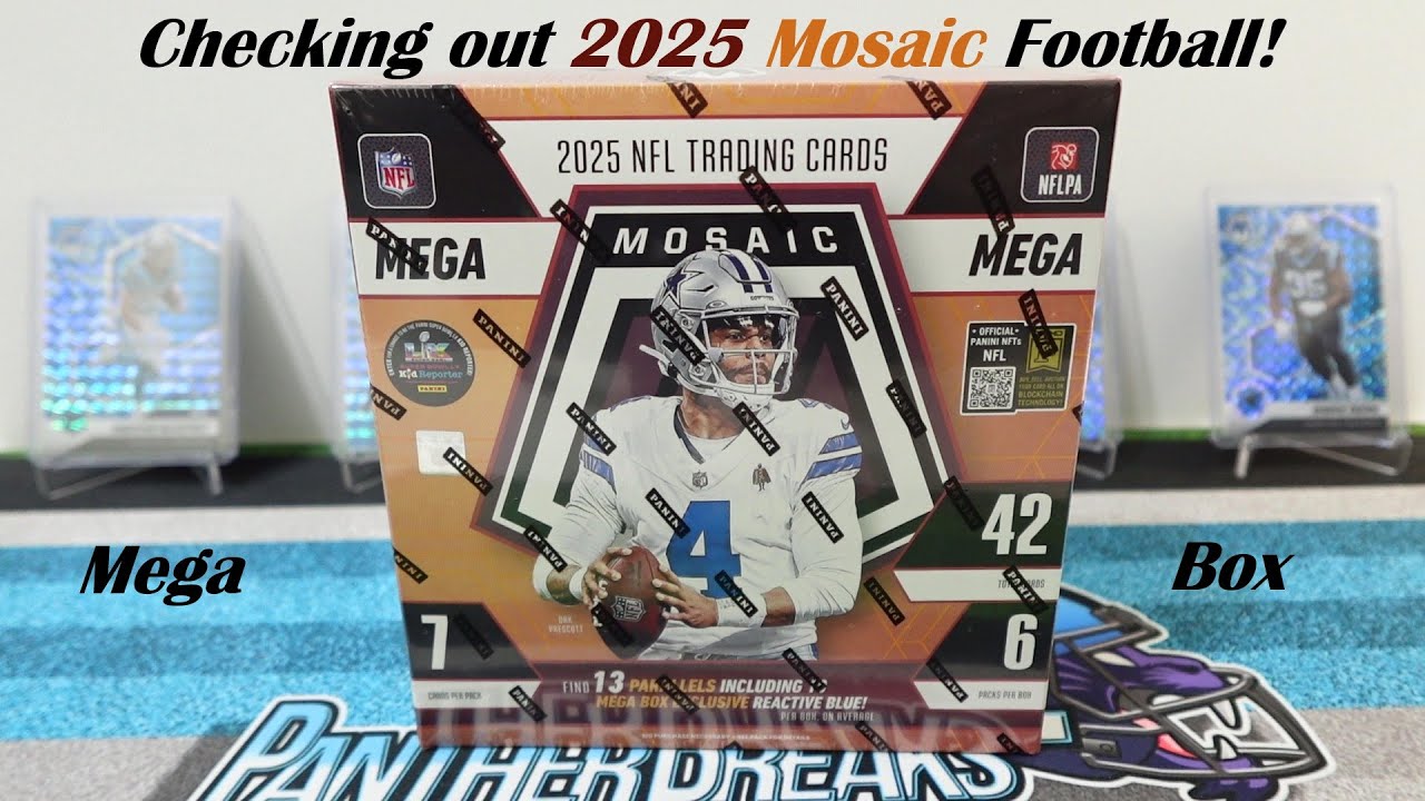 Мегабокс Mosaic Football 2025, версия для Walmart! Версия для ПК! 🐾