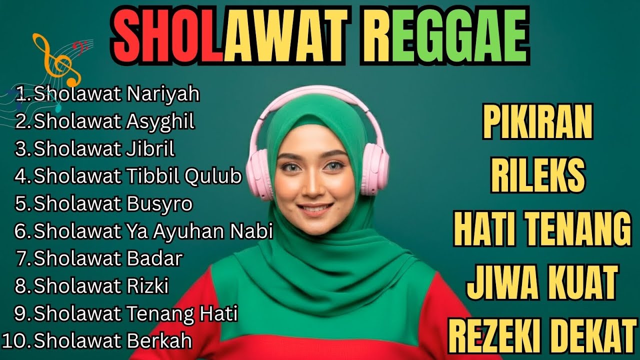 🎶 Sholawat Reggae Easy Listening | Bikin Hati Nyaman 🎧