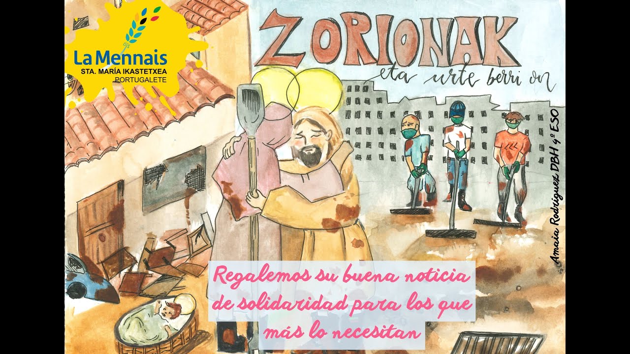 Feliz Navidad y Feliz 2025 - Santa María Ikastetxea - Gabon Zoriontsuak eta 2025 urte berri on