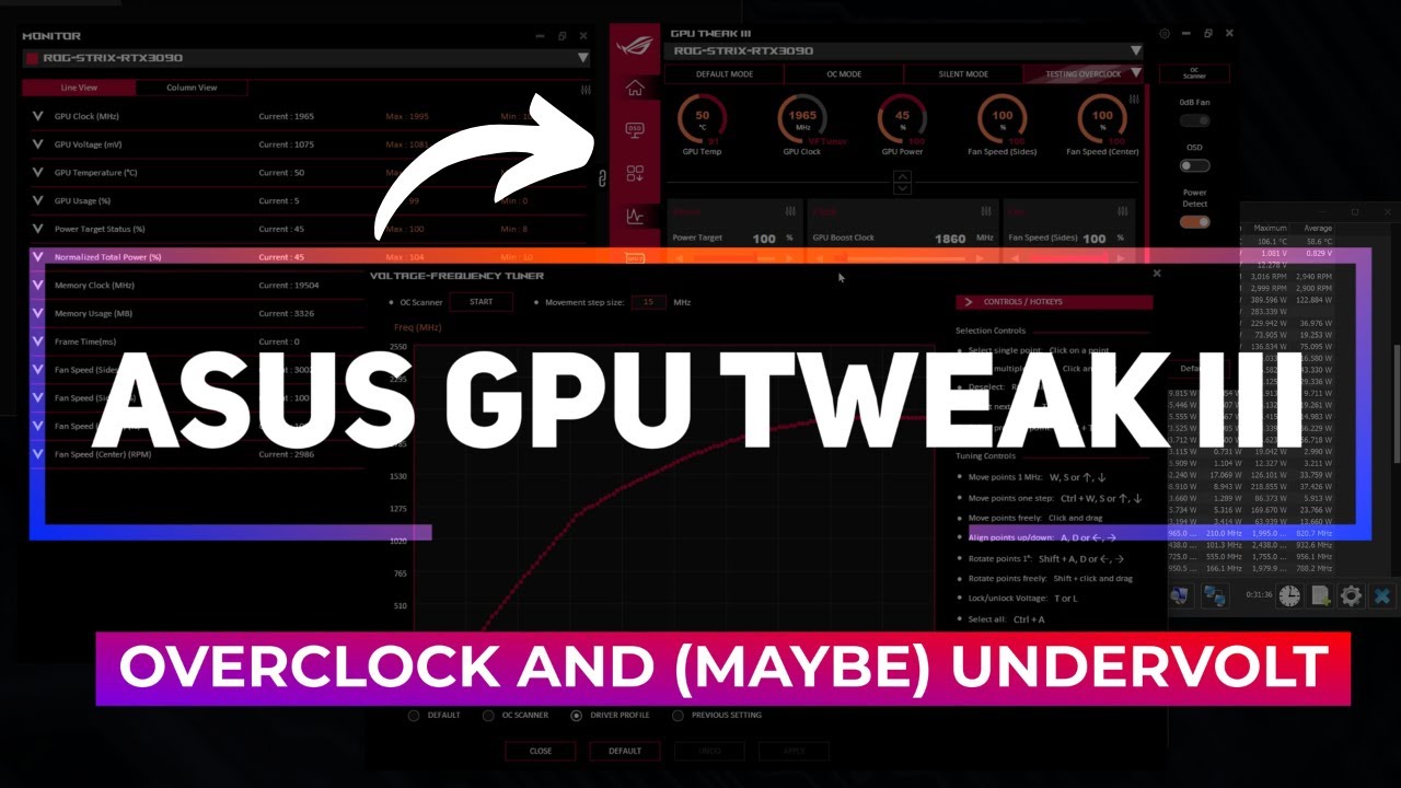 ASUS GPU TWEAK III: разгон и, возможно, понижение напряжения