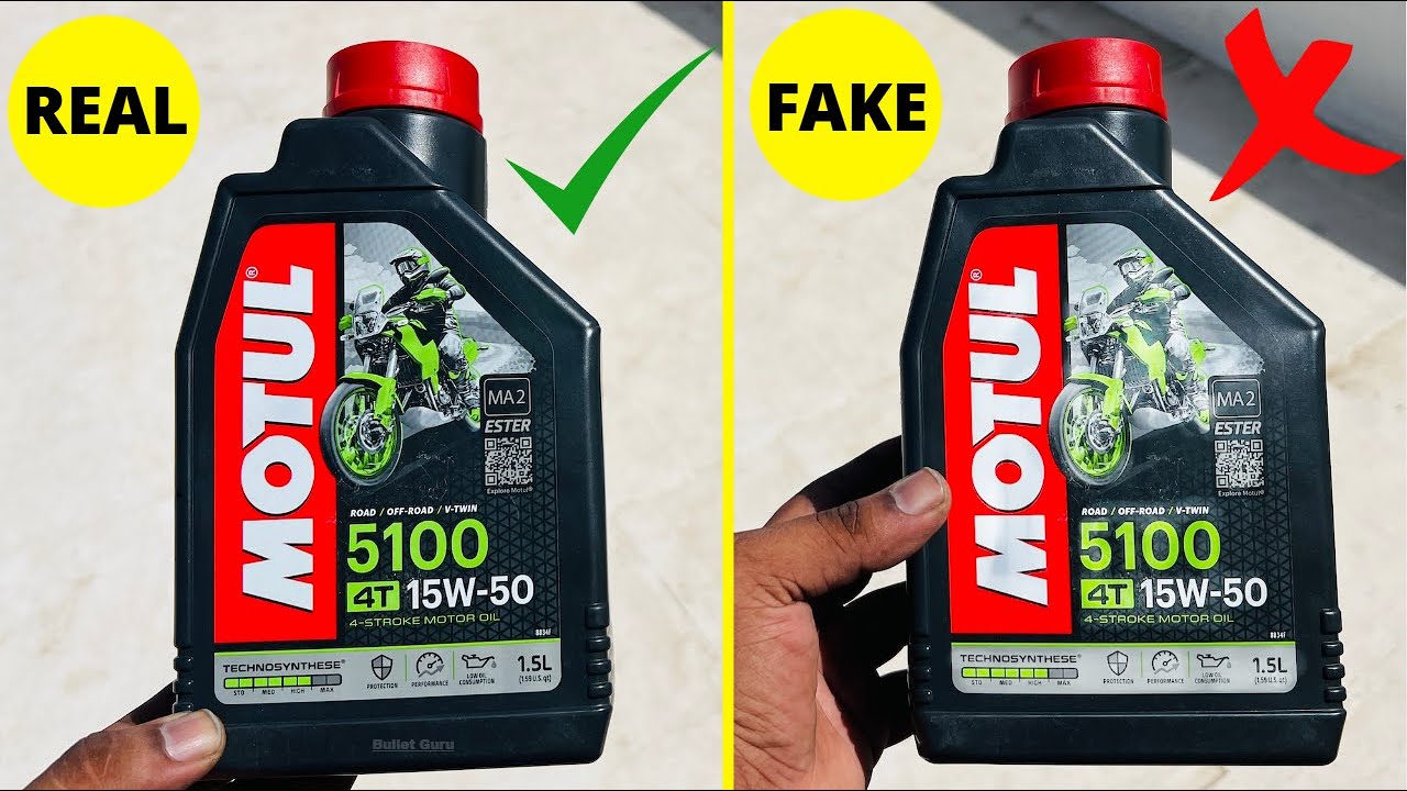 Original Vs Fake Engine Oil - Motul 5100 | Be Careful, Must Watch