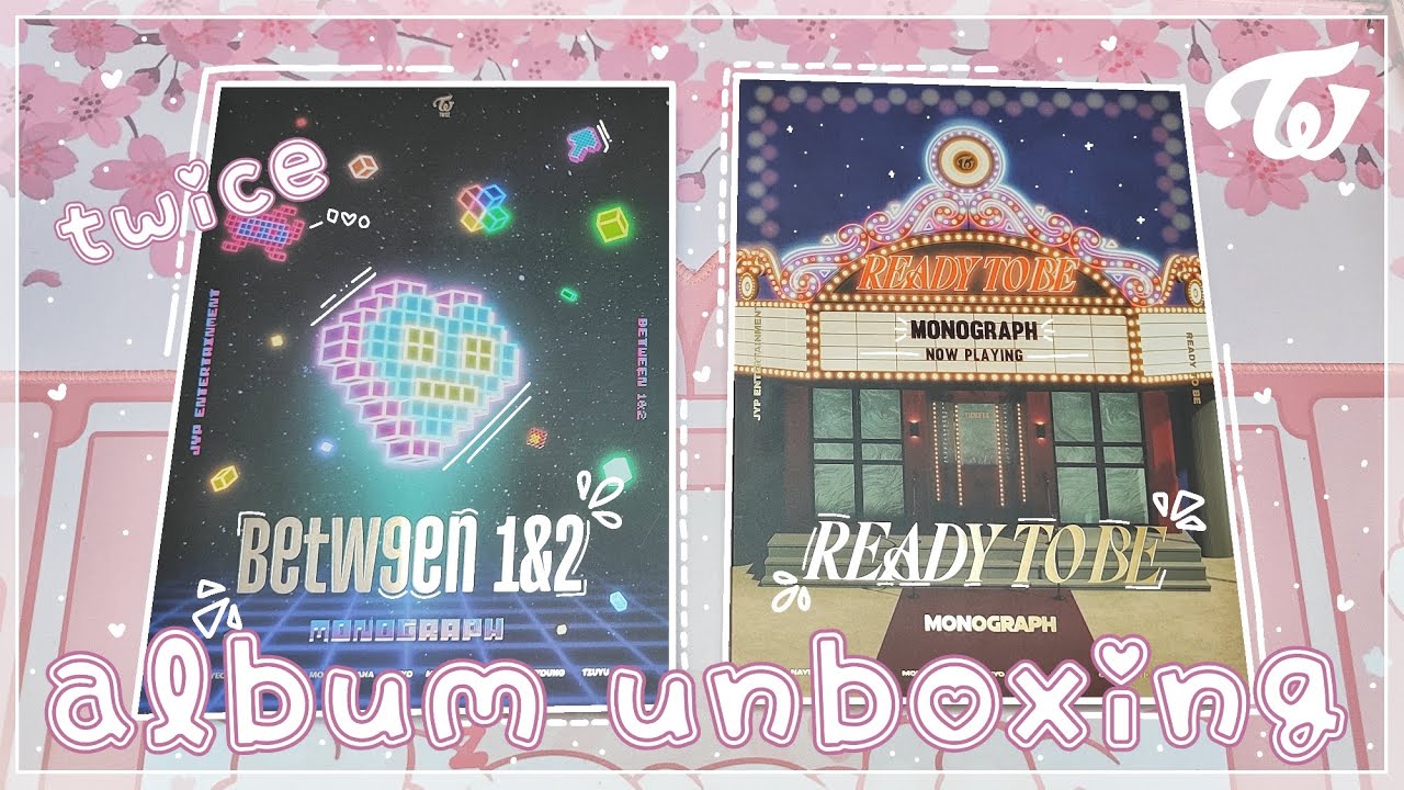 ASMR unboxing - Twice Ready To Be + Between 1&2 monograph album ✨💕