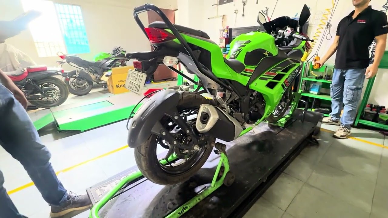 Ninja 300 Service cost @Crazylearner0002 #youtube #automobile #motorcycle #kawasaki #rider #vlog
