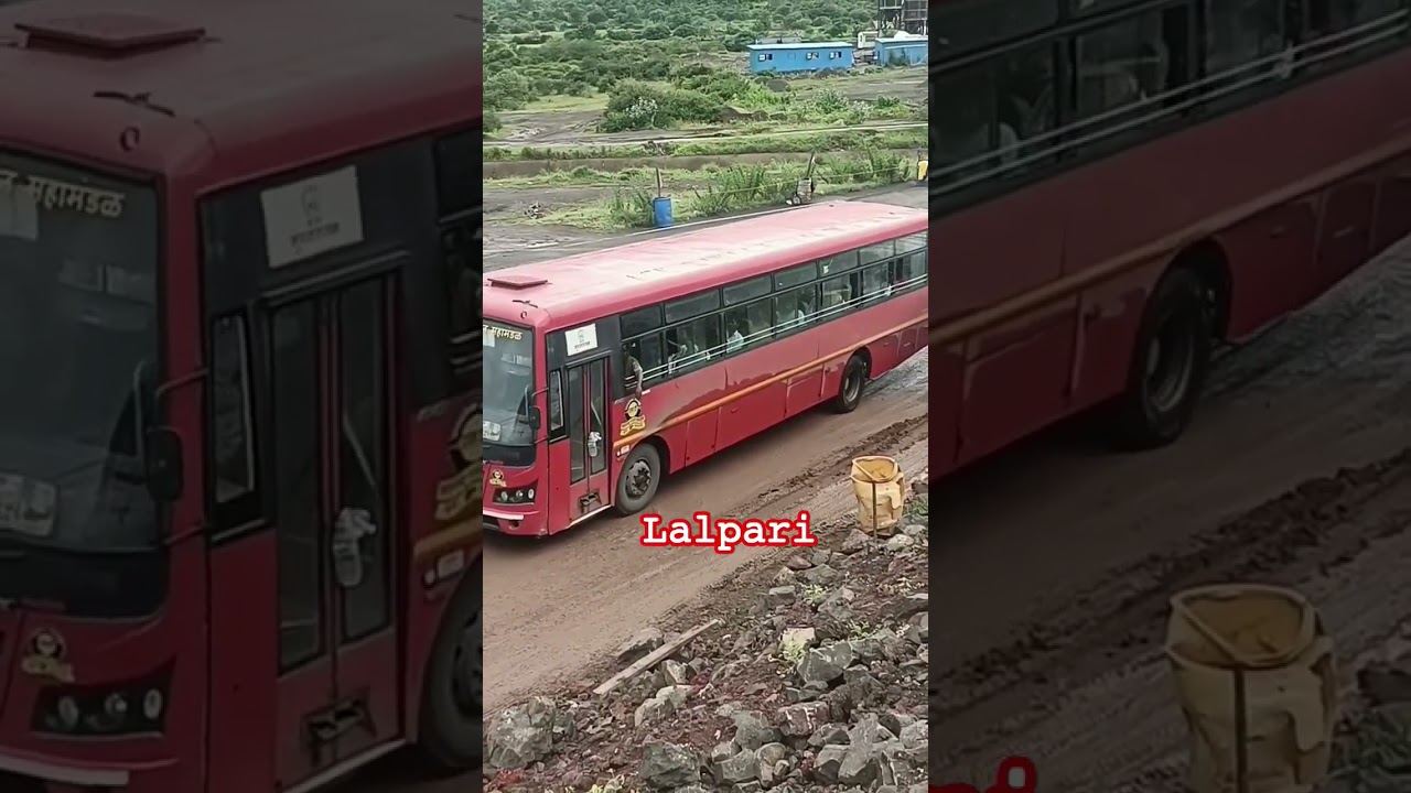 MSCRT 𝚕𝚊𝚕𝚙𝚊𝚛𝚒 #newsong #msrtcbus #travel #shivneribus #lalpari #msrtcmaharashtra #subscribe