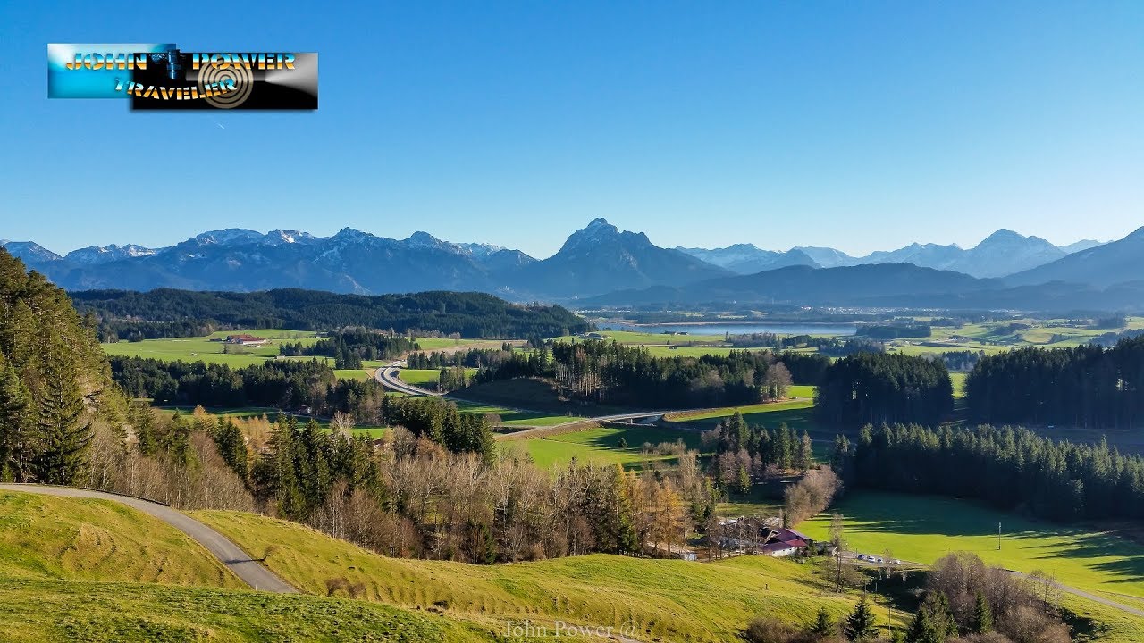 Allgäu Sehenswürdigkeiten Füssen Landschaft in 4K