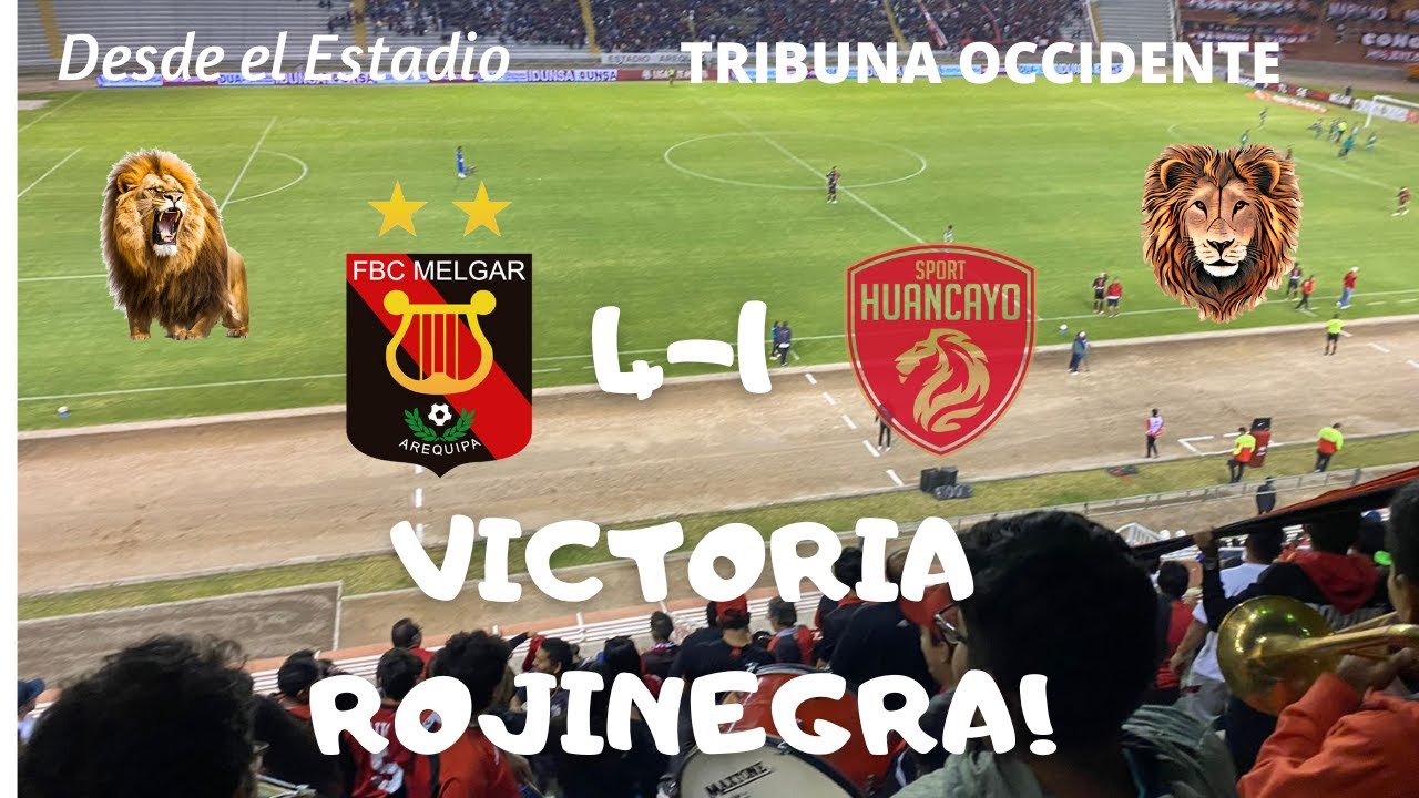 Melgar vs Sport Huancayo 4-1 | Desde la Tribuna Occidente | Fecha 16 Torneo Apertura 2024
