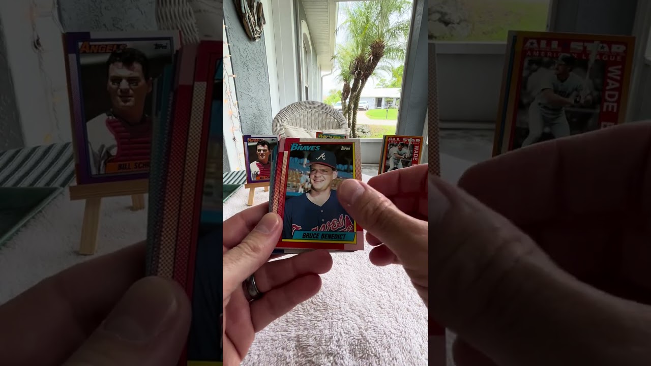 1990 Topps Baseball 45+1 Card Rack Pack opening from the Rack Pack Box!!!!!!