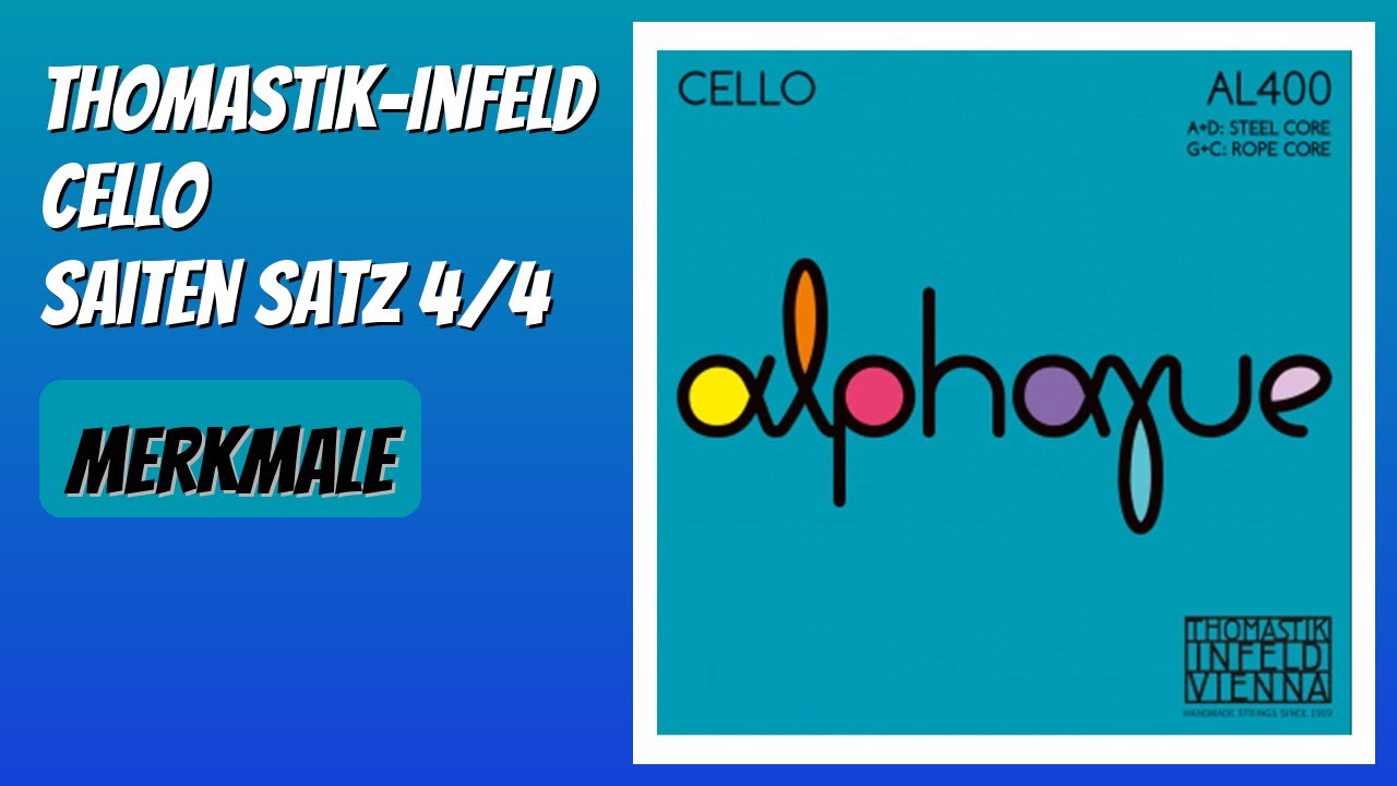 BEWERTUNG (2026): Thomastik-Infeld Cello Saiten Satz 4/4. Infos