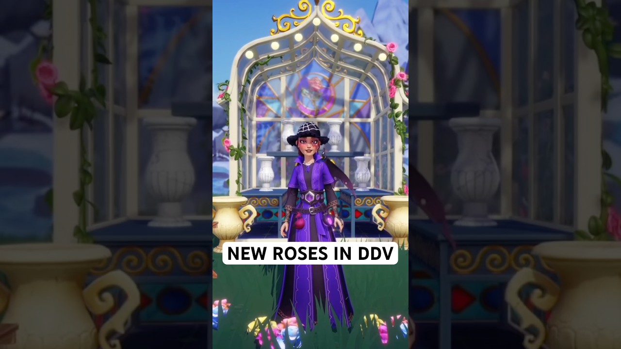Вы знали о новых радужных розах в DDV? 🌹 #disneydreamlightvalley